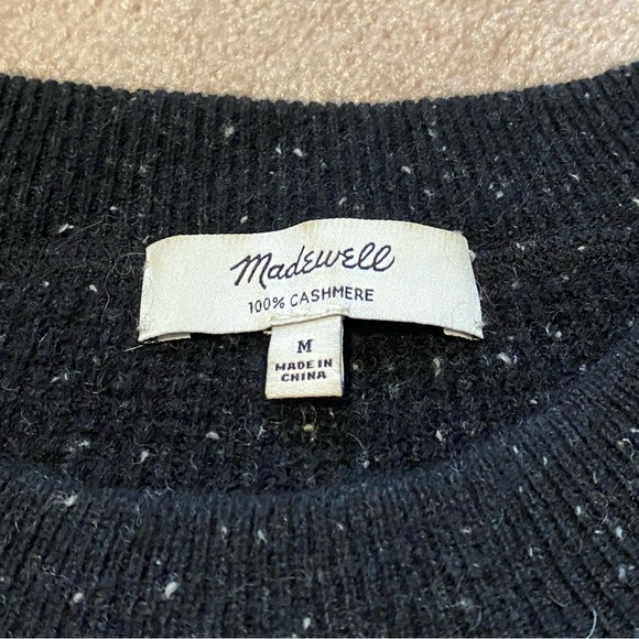 Madewell Women’s Cashmere Waflle Sweatshirt Sweater - Picture 5 of 5